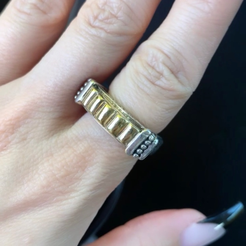 Brighton sterling silver two tone ring
